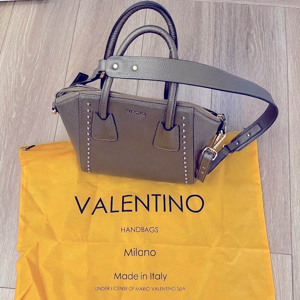 Valentino by Mario Valentino Leather Satchel